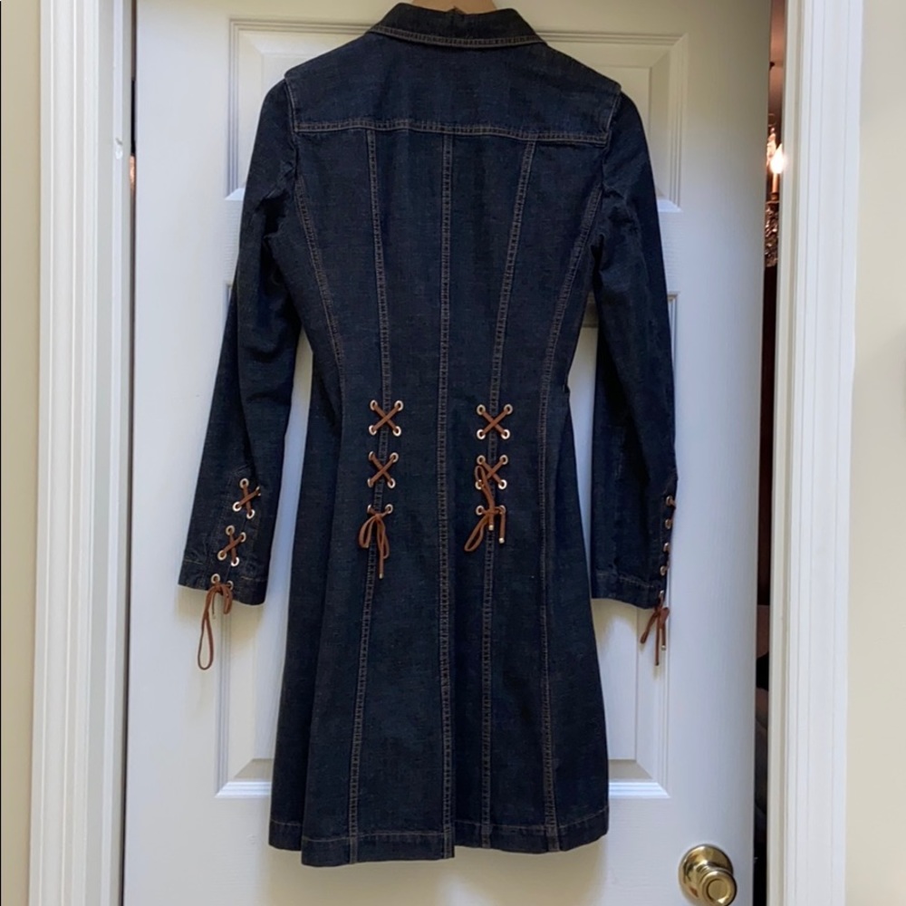 Escada long denim jacket/dress